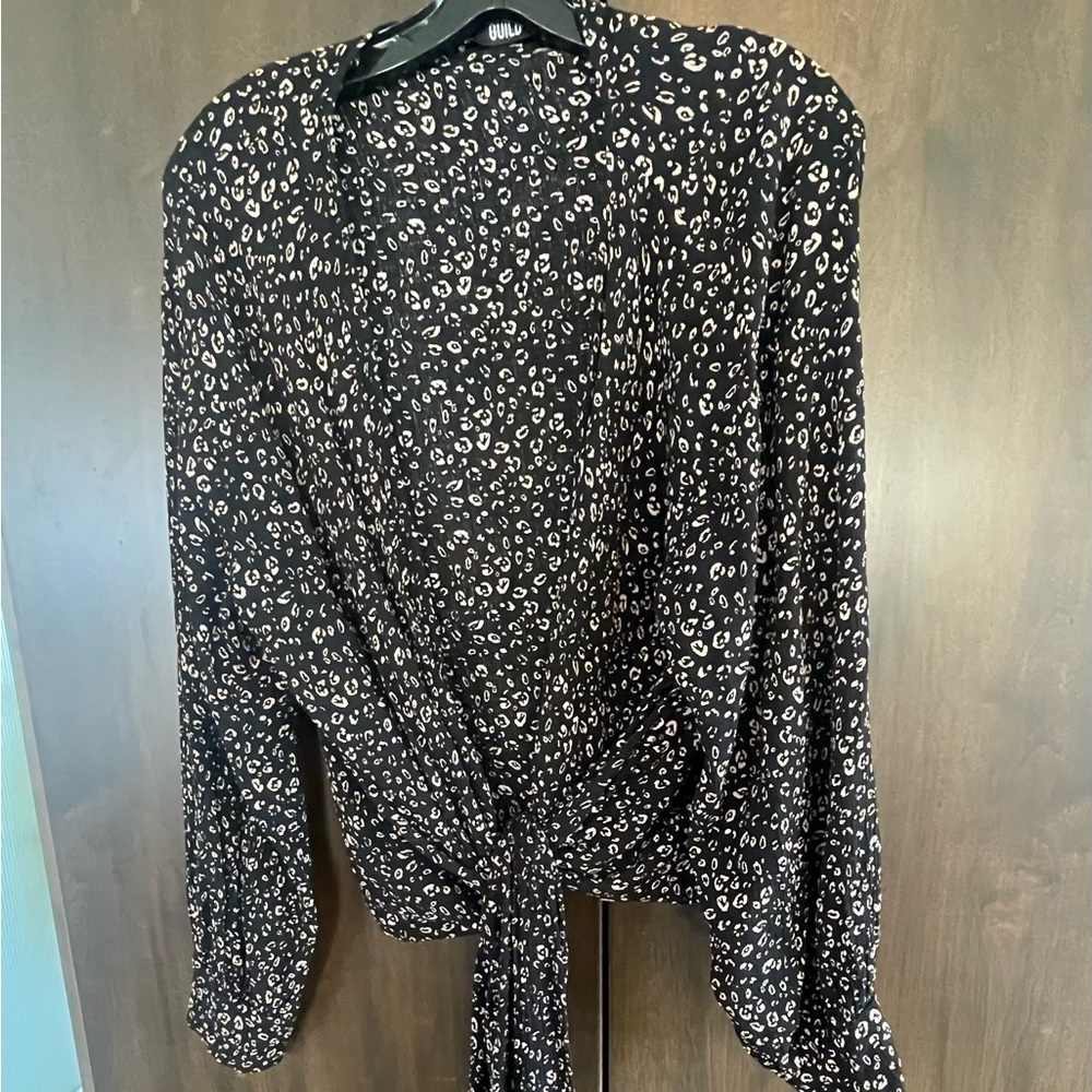 GUILD SELF TIE Kimono Type Blouse